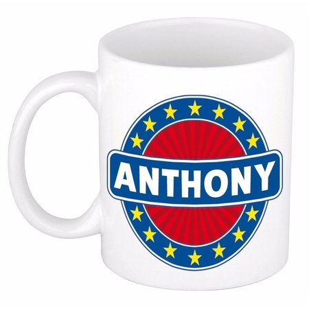 Namen koffiemok / theebeker Anthony 300 ml