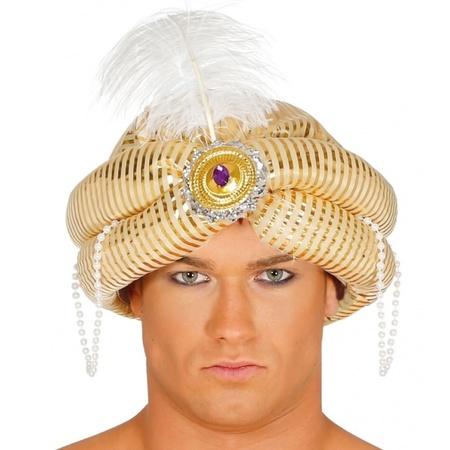 Sultan hat gold for men