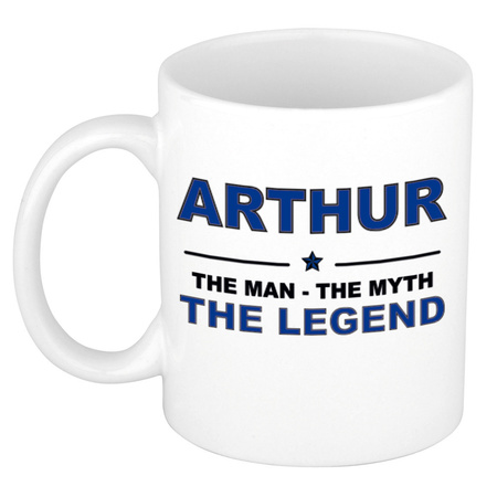 Arthur The man, The myth the legend name mug 300 ml