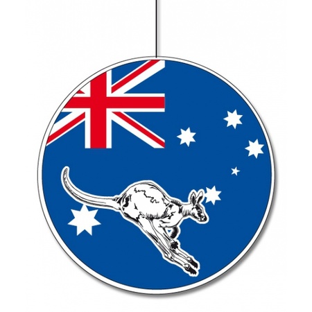 Australia theme hanging decorations 28 cm
