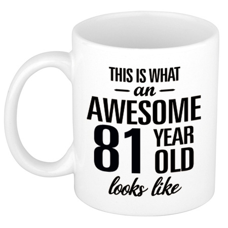 Awesome 81 year mug 300 ml