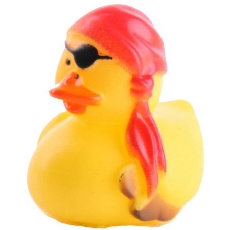 Bath duck Pirate Jack 5 cm toy/gift
