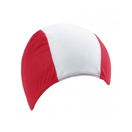 Swimming cap red and white