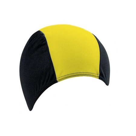 Swimming cap black and yellow