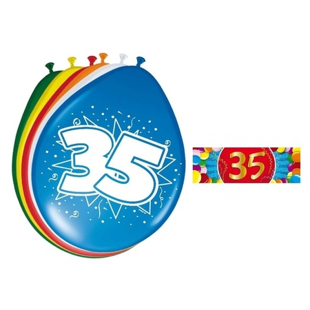 Balloons 35 year 16x + sticker