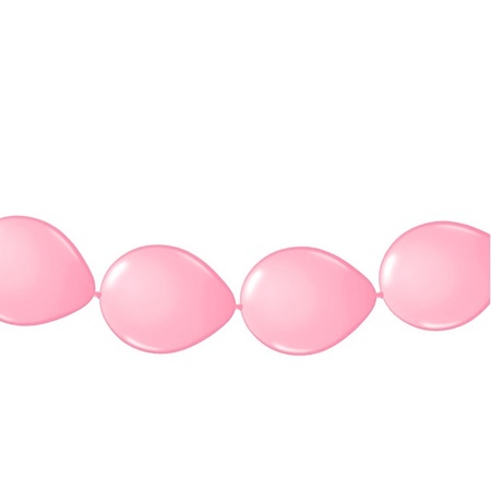 Balloon garland light pink 3 meter