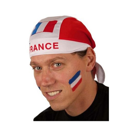Frankrijk hoofddoek met vlag