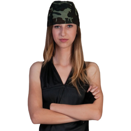 Bandana leger camouflageprint voor kinderen/volwassenen