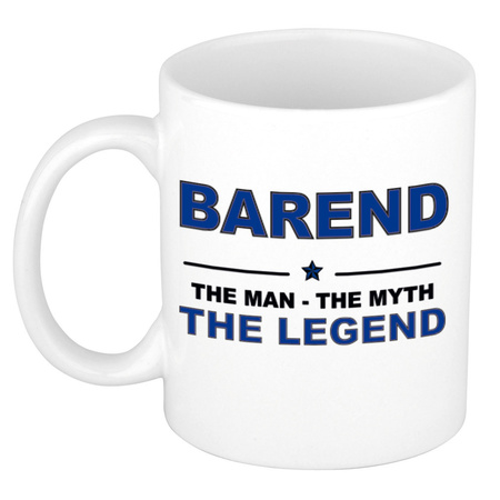Barend The man, The myth the legend collega kado mokken/bekers 300 ml