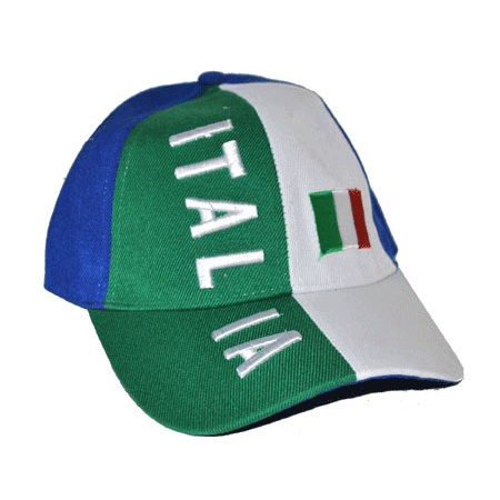 Baseball cap Italie supporter verkleedaccessoire