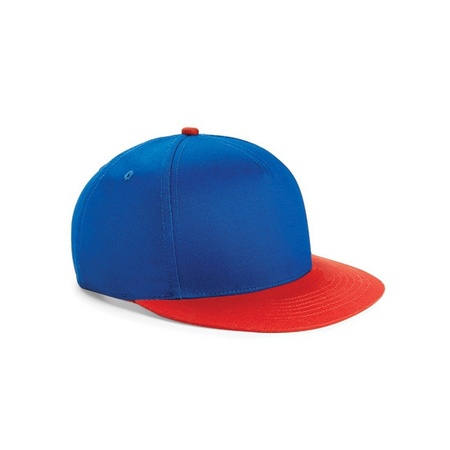 2 kleurige beechfield baseball cap voor kinderen
