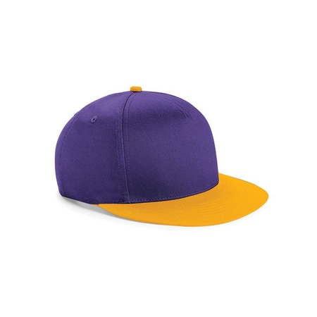 2 kleurige beechfield baseball cap voor kinderen