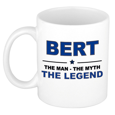 Bert The man, The myth the legend collega kado mokken/bekers 300 ml