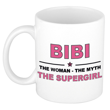 Bibi The woman, The myth the supergirl collega kado mokken/bekers 300 ml