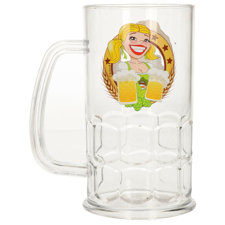 Beer party mug plastic 400 ml
