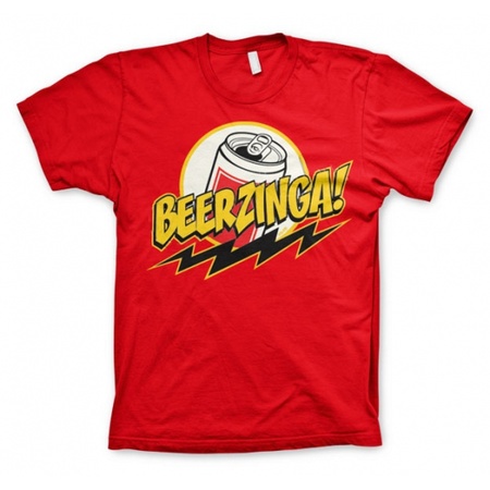 Rood Beerzinga t-shirt