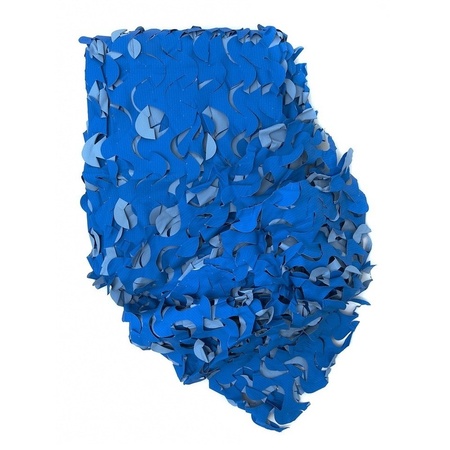 Blauwe camouflage netten 3 x 2,4 m