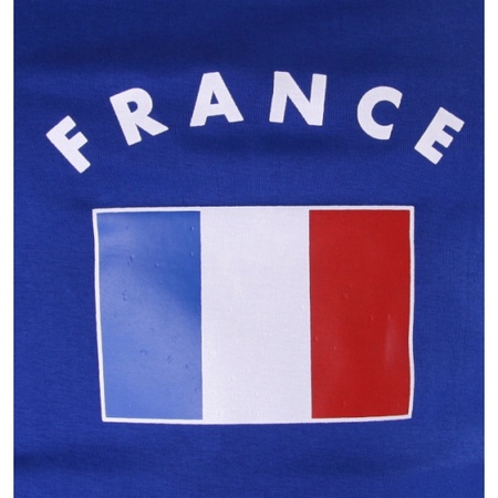 Shirts met vlag van Frankrijk dames