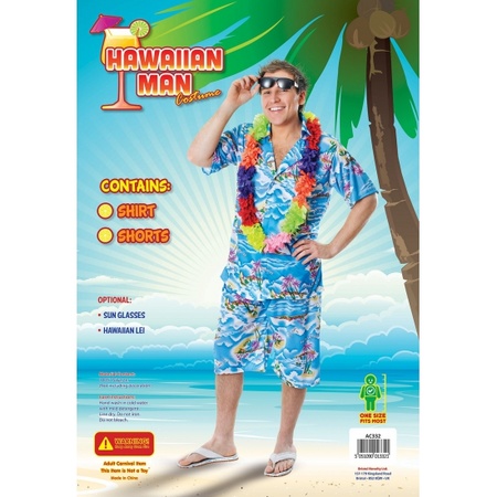 Toppers - Blue Hawaii suit for men