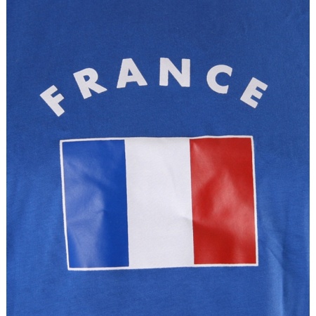 Shirts met vlag van Frankrijk heren
