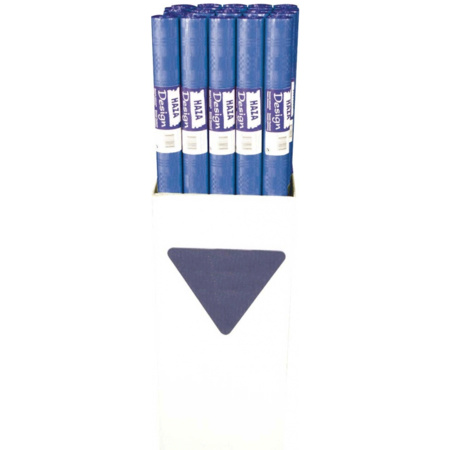 Blauw tafelkleed van papier 800x118cm