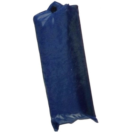 Blue rain poncho with hood for adults