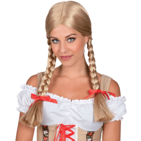 Blond Heidi wig 
