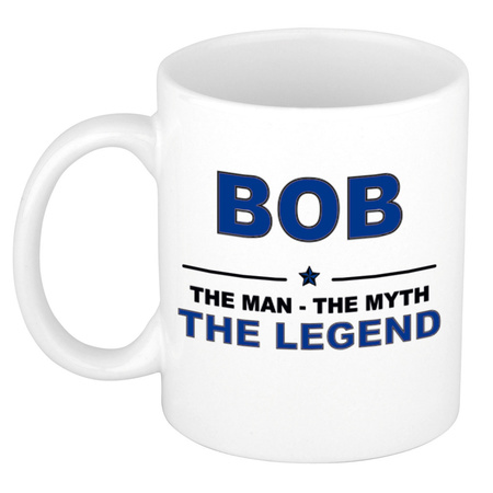 Bob The man, The myth the legend collega kado mokken/bekers 300 ml