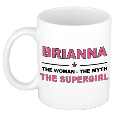 Brianna The woman, The myth the supergirl collega kado mokken/bekers 300 ml