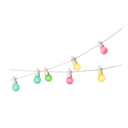 Outdoor party lights string coloured bulbs 950 cm