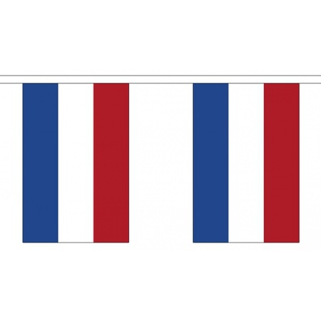 Nederland vlaggenlijn van stof 3 m