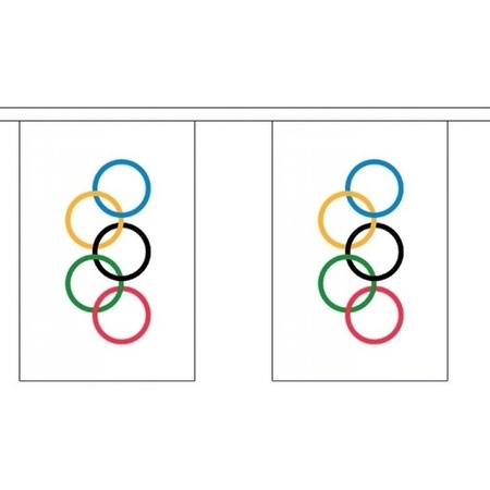 Olympische spelen versiering deco vlaggetjes feestartikelen