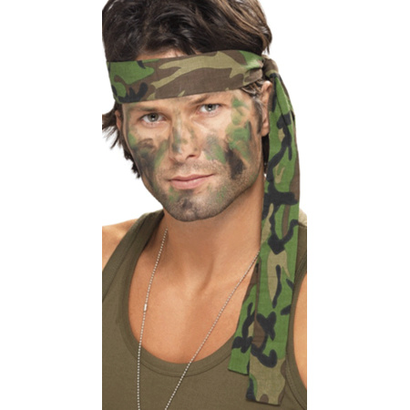 Camouflage headband 150 cm