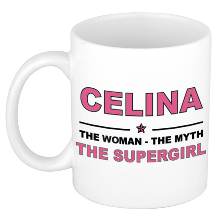 Celina The woman, The myth the supergirl collega kado mokken/bekers 300 ml