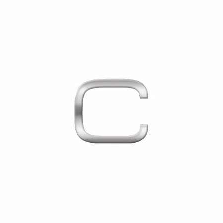 Kleine alfabet stickers letter C