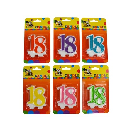 Number candle 18