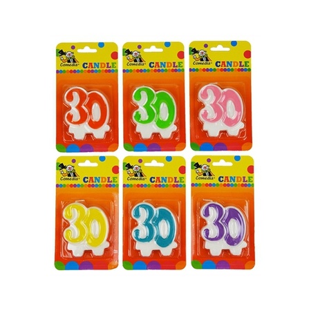 Number candle 30