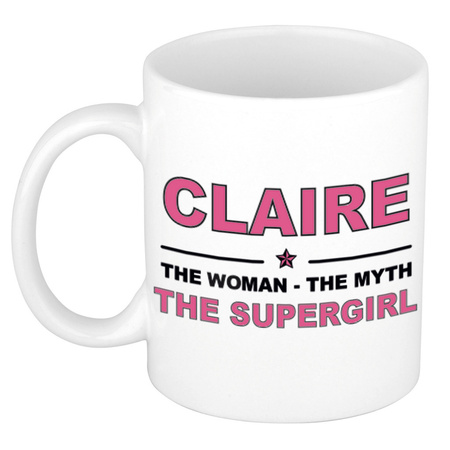 Claire The woman, The myth the supergirl collega kado mokken/bekers 300 ml