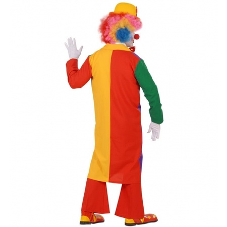 Gekleurde clown jas