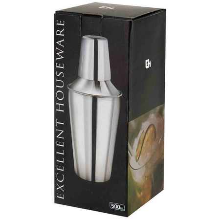 Cocktail shaker - stainless steel - 500 ml