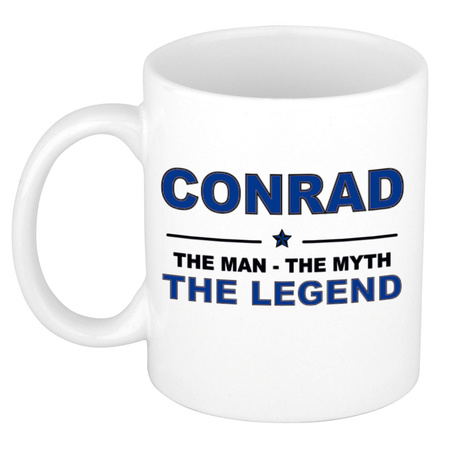 Conrad The man, The myth the legend collega kado mokken/bekers 300 ml