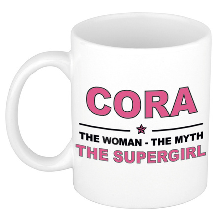 Cora The woman, The myth the supergirl name mug 300 ml