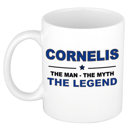 Cornelis The man, The myth the legend name mug 300 ml