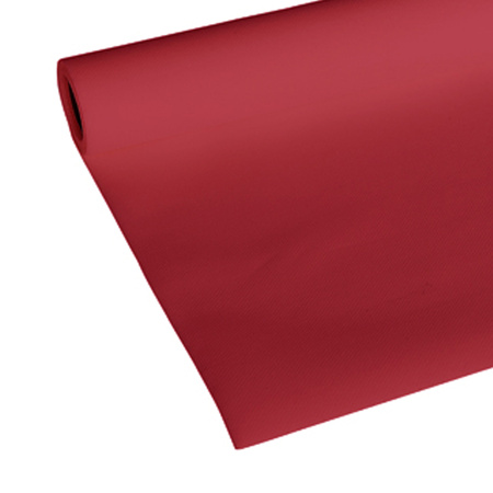 Cosy & Trendy Tafelloper - papier - bordeaux rood - 480 x 40 cm