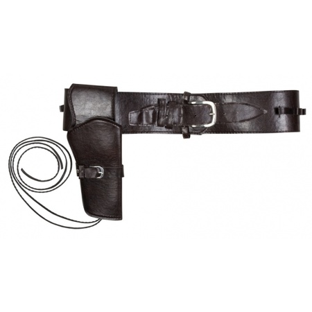 Cowboy belt and holster 110cm