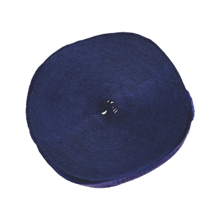 Crepe papier rol - 1x - blauw/paars - 200 x 5 cm - brandvertragend