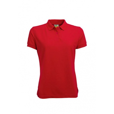 Dames poloshirts in het rood