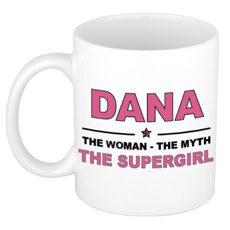 Dana The woman, The myth the supergirl collega kado mokken/bekers 300 ml