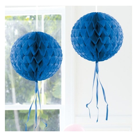 Decoration ball blue 30 cm