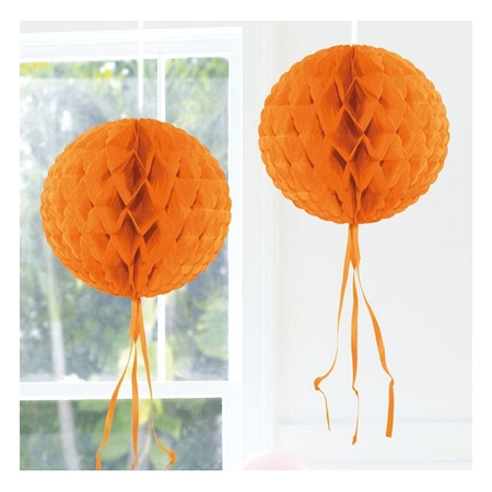 Decoration ball orange 30 cm